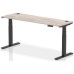 Air Height Adjustable Slimline Desk With Cable Ports