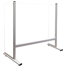 Acrylic Counter and Desk Protection Screens with Side Panels