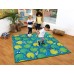 Natural World Grass and Lily Pads Double Sided Carpet 