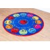 Emotions Interactive Circular Carpet
