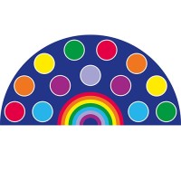 Rainbow™ Semi-Circle Carpet