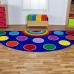 Rainbow™ Semi-Circle Carpet