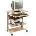 Mobile Computer Trolley with Mouse Shelf CF7016