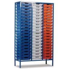 57 Slot Metal Frame Tray Storage Unit