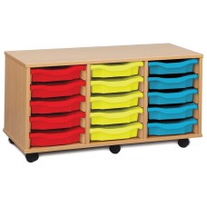 15 Slot Tray Storage Unit