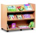 2 Sided 2 Angled & 1 Straight Shelf Library Unit