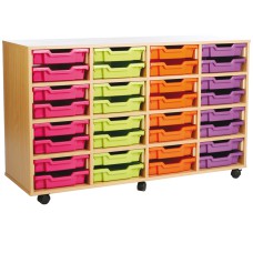 16 Medium Tray Shelf Storage Unit