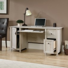 Chalked Wood Computer Desk